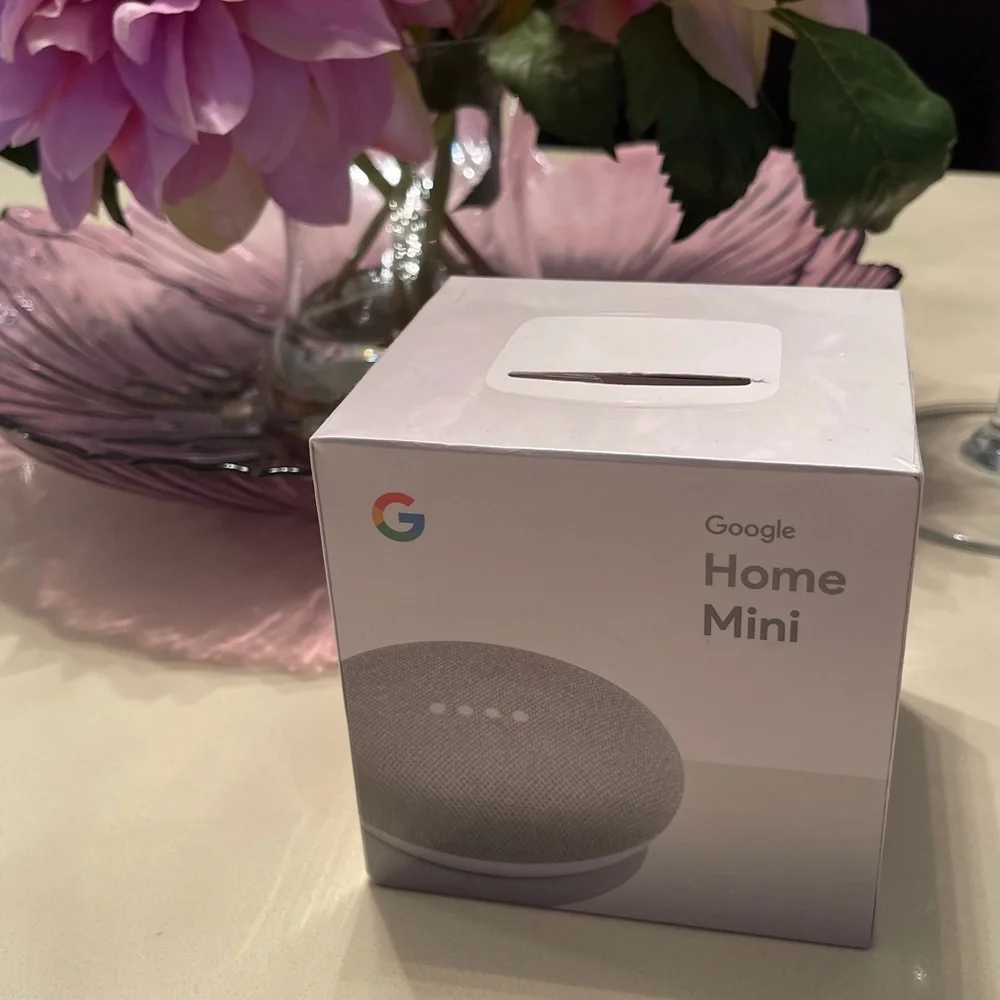 Google Home Mini (1st Generation) Smart Speaker w/Google Assistant. Sealed-new.